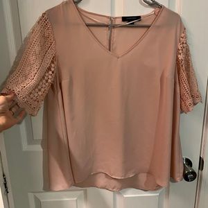 Pink Laced Blouse